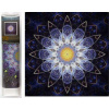 Norimpex Diamantové malování 7D Modrá mandala 30x30cm