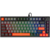 Savio ASTRAL BLACK JADE 3 COLOURS klávesnice Hraní USB QWERTY US Mezinárodní Černá