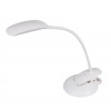 Solight LED stmievateľná lampička 2v1, podstavec aj klip, 5W 4000K, 3 farebné kryty WO42
