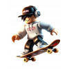 CUKROVÁ TLAČ jedlý obrázok na tortu Cukrová hmota Ľudiak Roblox + MENO TEXT