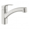Grohe EUROSMART dřezová baterie, s vytahovací sprškou, supersteel