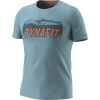 Tričko DYNAFIT Transalper Graphic S/S Tee M Smoke Blue Modrá M