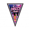 Girlanda vlajky Disco fever - horúčka - 80. roky - 300 cm
