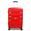 Veľký cestovný kufor na kolieskach polypropylén TSA 100l Madisson 43603 červená