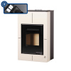 Krbové kachle ® - SAPORO 11/5kW krémová, elektronická regulácia