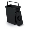 Systema Basic Flap Kôš odpadkový čierny s vekom 10 l
