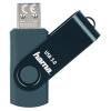 HAMA Drive Rotate USB 3.0, USB Kľúč, 32GB, petrolejová modrá (182463)