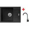 Sinks PERFECTO 650 Granblack + ARCO čierná matná