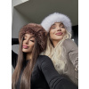 Štýlová dámska čiapka LUXURY chocco , VEĽKOSŤ NOVÉ UNI