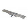 Alcadrain Odtokové žľaby - Sprchový žľab Low 55 cm, s okrajom pre perforovaný rošt, nerezová APZ101-550