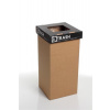 Smetný kôš na triedenie odpadkov, recyklovaný, anglický nápis, 20 l, RECOBIN 