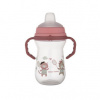 Canpol Babies nevylievací hrnček s mäkkým náustkom Bonjour ružový 250 ml