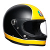 Prilba AGV X3000 Super AGV Matt Black Yellow Veľkosť: ML (57-58 cm)