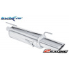 Zadní výfuk z nerezové oceli s koncovkou Oválná 120x80 mm Inoxcar racing OPAS.12.120
