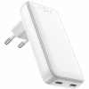 FIXED Slim GaN nabíjací adaptér s portami 2x USB-C - 45W - biely FIXCG45S-2C-WH - možnosť vrátiť tovar ZADARMO do 30tich dní
