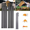 STANOVÉ TYČE KEMPING TELESKOPICKÉ MARKÍZY 50-200CM 4-sekčné STĹPIKY