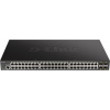 D-Link DGS-1250-52XMP 48-port Gigabit Smart Managed Switch with 4x 10G SFP+ ports, 370Watts