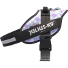 Julius-K9 IDC Powerharness Cartoon - postroj pre psa, s odrazkami, kvety -3