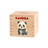 ČistéDrevo Detská drevená pokladnička - Divoká Ázia Zvoľte zvieratko: Panda