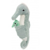 Les Déglingos Plyšový morský koník, otec s bábätkom, mintový 18129_MIN