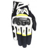 rukavice SMX-2 AIR CARBON, ALPINESTARS (čierne/biele/žlté fluo)