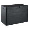 Toomax WOODYS zahradní plastový úložný box 160 L - grafit