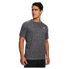 Pánske tričko Under Armour Tech Textured SS Castlerock/White XXL