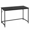 VASAGLE Písací stôl čierny 120 x 60 x 76 cm
