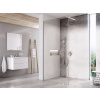 RAVAK Walk In Wall SET Sprchový kút s upevňovacím profilom 1000x2000 mm, lesklý chróm/sklo, číre, GW9WA0C0SZ1