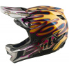 TROY LEE DESIGNS D4 CARBON MIPS OVERSPRAY GOLD / BLACK - L