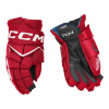 CCM Rukavice CCM Jetspeed FT8 Pro JR, červená-biela, Junior, 11