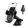 AppleMix Držiak do auta TECH PROTECT - do mriežky / na palubnú dosku - klip - čierny