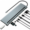 HUB USB-C 11v1 HDMI LAN VGA RJ45 SD DOKOVACIA STANICA Macbook Pro Air M1 M2