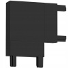 Rohový konektor pre magnetickú lištu osvetlenia, typ L, ČIERNY