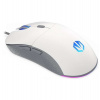 Endorfy GEM/Herná/Optická/Pre pravákov/8 000 DPI/Drôtové USB-A/Biela (EY6A012)