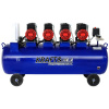 KOMPRESOR BEZOLEJOVÝ MODRÝ 120L 4 PIESTY 230V 7kW KD4095