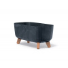 Prosperplast Květináč GRACIA CASE BETON EFFECT 39 cm - barva: antracit