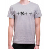 Fajntričko Tričko - EKG Kaderníčka, Farba šedá, Strih/ Variant Pánsky / UNISEX