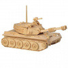 Woodcraft drevené 3D puzzle tank