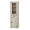 Rustikálna vitrína WHITE HOME VIT15 Barevné provedení: Bílá patina K03 - bílá patina K03