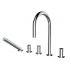 Laufen Kartell - Vaňová päťotvorová batéria, chróm H3223350042821