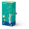 Satisfyer Mono Flex - rabbit vibrátor / ružová