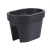 Prosperplast Truhlík na zábradlie Lofly Railing antracitová 40 cm