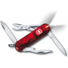 VICTORINOX Zatvárací nôž MIDNITE MANAGER - červený transparentný (0.6366.T)