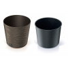 PROSPERPLAST FURU ROUND LOW ECO WOOD Kvetináč 30cm kávový