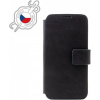 Fixed ProFit kožené puzdro typu kniha pre Apple iPhone 13, čierne FIXPFIT2-723-BK
