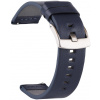 Řemínek BStrap Fine Leather Universal Quick Release 20mm, blue (STR00560)