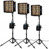 Nanlite PavoSlim 60B LED Panel 3-Light Kit With Stand (01-006 3KIT-LS-ST)