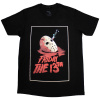 Tričko Friday the 13th - Jason Blood Mask Čierna XXL