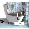 Kreslo Velvet Elegante Latte